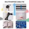 Small Zip Ties,White Zip Ties 4 Inch 100 Pack, Nylon
