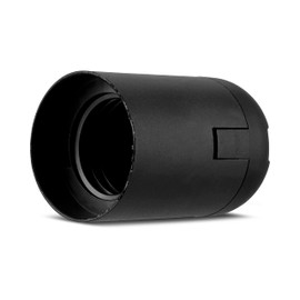 REV Fassung E27 – Lampenfassung für Glühlampen bis 60W, 5 Stück – schwarz