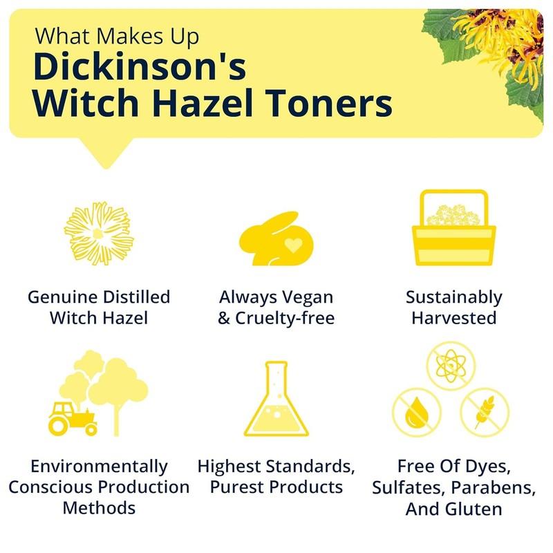 Dickinson Original Witch Hazel Brightening Toner + Grapefruit Serum |100%