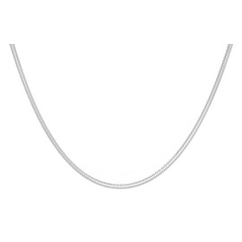 trendor Women's Necklace for Pendant 925 Silver Double Row Necklace Chain Magic Necklace for Women Fashion Gift Idea 15490-45 45 cm, Sterling Silver