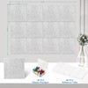 Large Cork Boards for Walls 48"x36" 12-Pack Felt Bulletin Boards