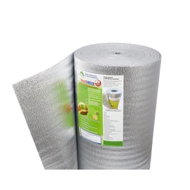 SmartSHIELD -5mm 24''X50ft R17 Reflective Insulation Roll, Foam Core Radiant Barrier, Thermal Insulation - FOIL/FOIL
