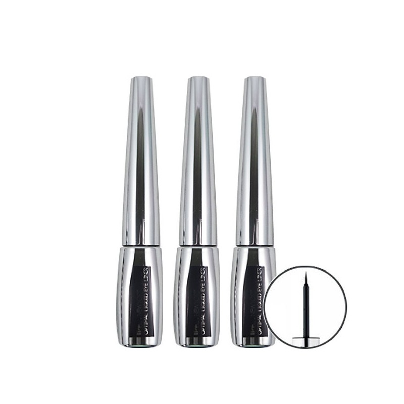 IPKN Optimal Liquid Eyeliner 6g 3 Pieces/Intense Black/Liquid Liner/Cosmetics /