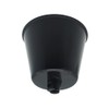 Canopy Black Glossy Plastic with Locking Screw for Supply Cable