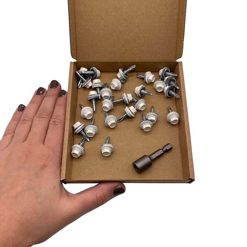Marcopol Metal Roofing Screws 4.8 x 19 mm Self-Drilling Screws