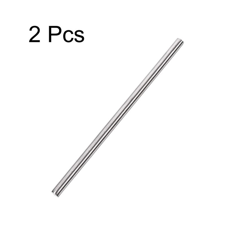 uxcell 6mm x 200mm 304 Stainless Steel Solid Round Rod