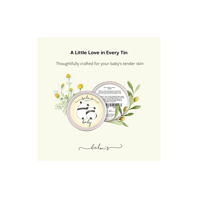 Balm's Baby 45g - Bálsamo Natural Bebé Resequedad y Picaduras