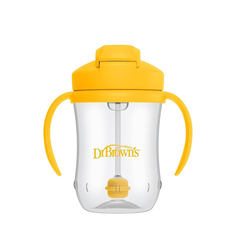 Dr. Brown's Milestones Baby's First Straw Cup, Training Cup with