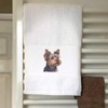 Azeeda 'Yorkshire Terrier Pixel Art' Hand/Guest Towel (TL00062885)