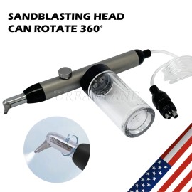 SANDENT Dental Aluminum Oxide Microetcher Air Abrasion Polish Sandblaster 4Hole USA