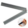 Ruler, Folding Ruler, Aluminum Ruler, 11.8 inches (30 cm), Ruler,