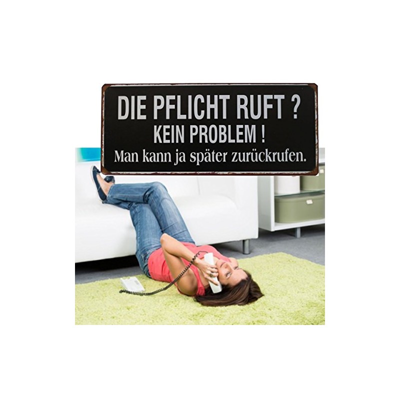 La Finesse – Metal Sign – Die Pflicht Ruft? No