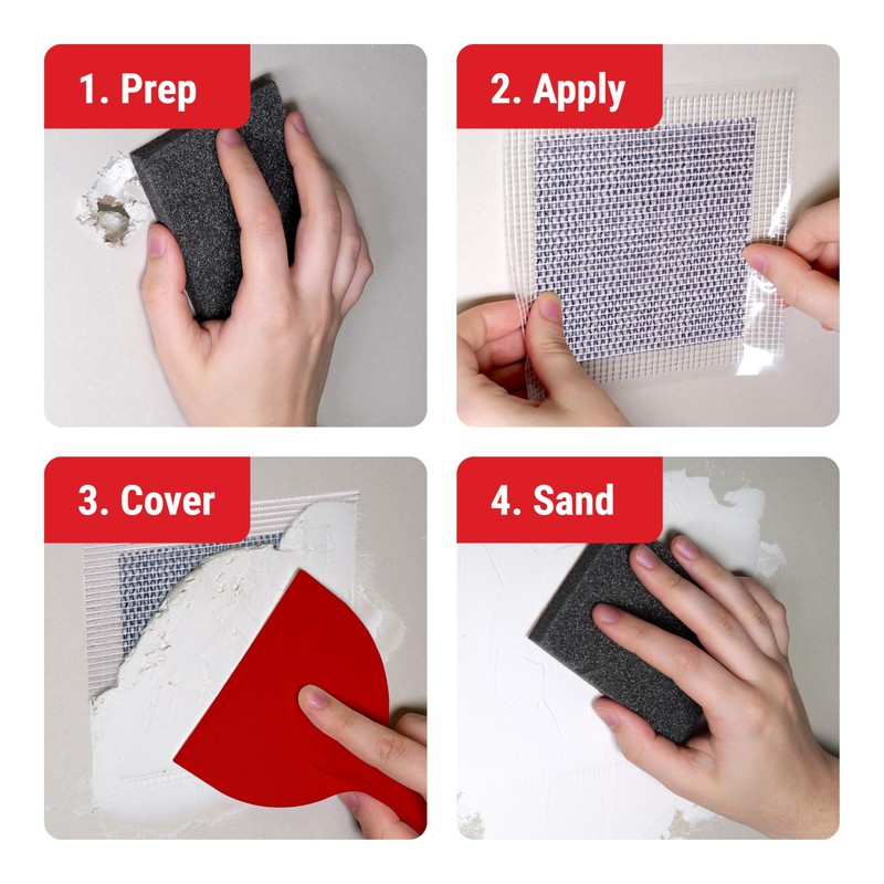 MaxPatch® 8 in. x 8 in. Aluminum Self-Adhesive Wall Repair