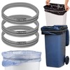 Mission Gallery Trash Can Rubber Bands Set of 3 -