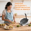 Cast Iron Tortilla Press 12 inch, Heavy Duty Tortilla Pataconera,
