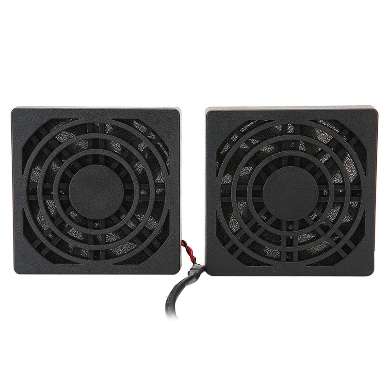 Computer Router Fan with Dust Cover USB Power Heat Dissipation