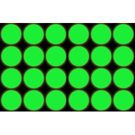 TigerTail Sports Recreational-Quality (1-Star, 40mm) Ping Pong Balls (Glow-in-Dark Green, 24-Pack)