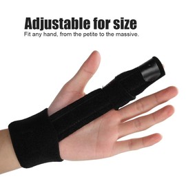 Brrnoo Trigger Finger Splint, 2 Pieces Adjustable Finger Orthosis Wrist Knuckle Immobilisation Metal Strip Support for Mallet Broken Fingers Tendonitis Sprained Joints