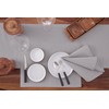 Solino Home Light Grey Cloth Napkins Set of 4 –