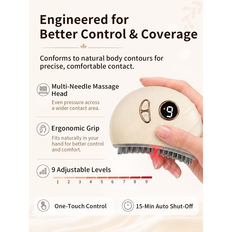 TMJ Relief Massager for Jaw Tension, Neck Pain & Clenching