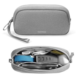 tomtoc Gadget Pouch, Small Travel Pouch, Gadget Case, Small Item, Bag-in-Bag, PC Peripheral Accessories, Cable SD Card, Earphone Storage, For Work or School Commutes, Business Trips, Outings, Office,