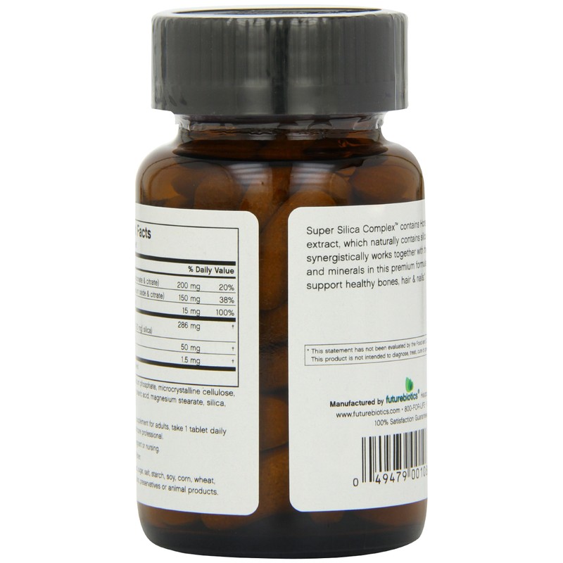 Futurebiotics Super Silica Complex, Veg-Tablets, 60-Count (Pack of 2)