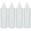 BRIGHTFROM Condiment Squeeze Bottles, 12 OZ Empty Squirt Bottle with