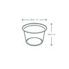 Vegware Plant-Based Compostable 1oz PLA Cold Portion Pot (Case of