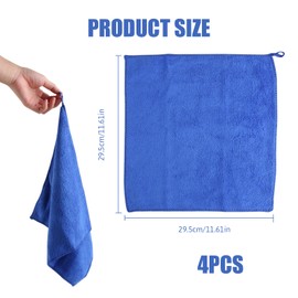 tinshow Furniture Polishing Cloths 30 x 30 cm Microfibre Glass Polishing Cloths Carbon Fibre Cloths Window Cleaning Cloths Premium Glass Cleaning Cloths Car for Indoor and Outdoor Use Thickened Car