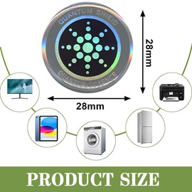 LAJUP 6 Stück Strahlenschutz Handy Aufkleber,Aufkleber Strahlung Abschirmung Sticker,Für Computer,Radio,Laptop,Tablet-Pc,Fernseher