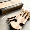 A&M Natural Living Wooden Salad Servers Set, 2pc Salad Server