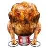 PBKay Stainless Steel Beer Can Chicken Rack Roaster