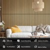 2Pcs Wood Slat Acoustic Panels for Wall - 47.2in x