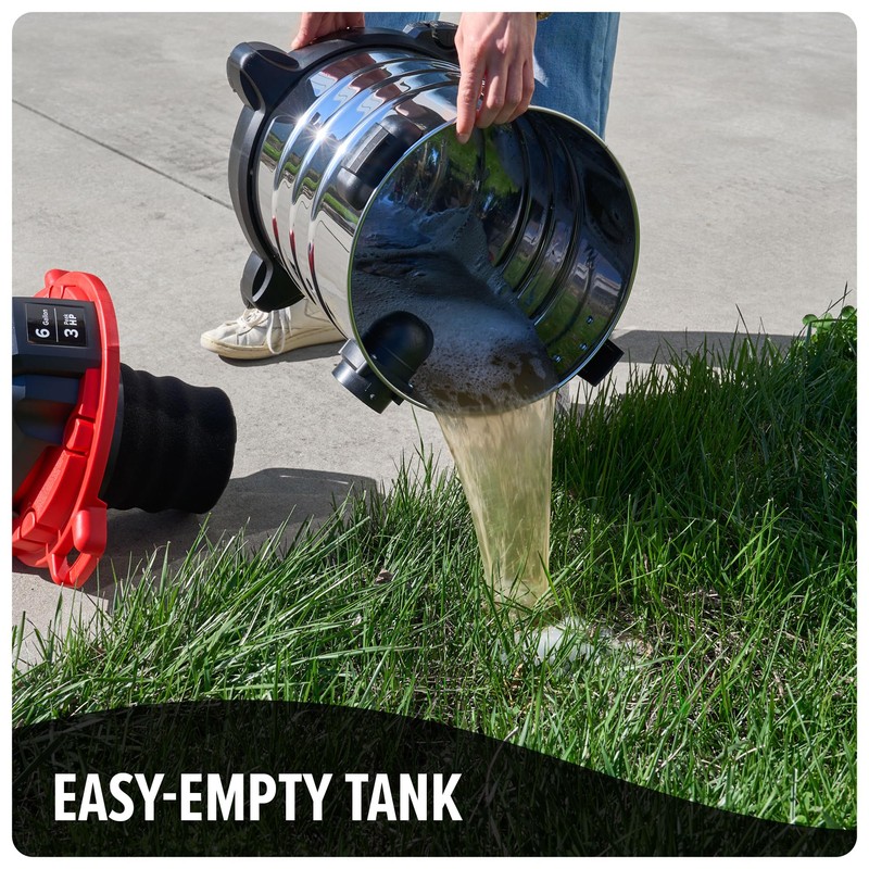Dirt Devil 6 Gallon Corded Wet Dry Shop Vacuum, Portable,