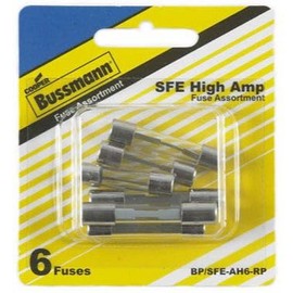 Bussmann BP-SFE-AH Auto High Amperage SFE Glass Fuse Assortment - 6 Piece
