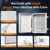 QILIPSU Waterproof Junction Box IP67 Outdoor Plastic Electrical Project Enclosure
