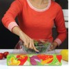 Chicwrap Veggies Refillable Plastic Wrap Dispenser with Slide Cutter and