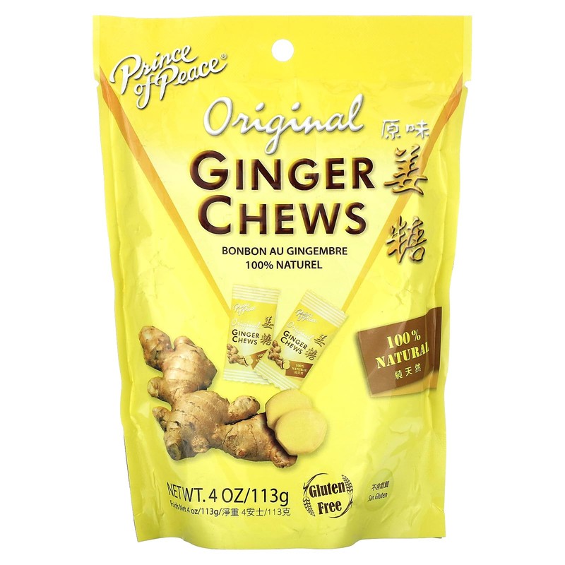 Ginger Chews Original Prince Of Peace 4 oz Bag