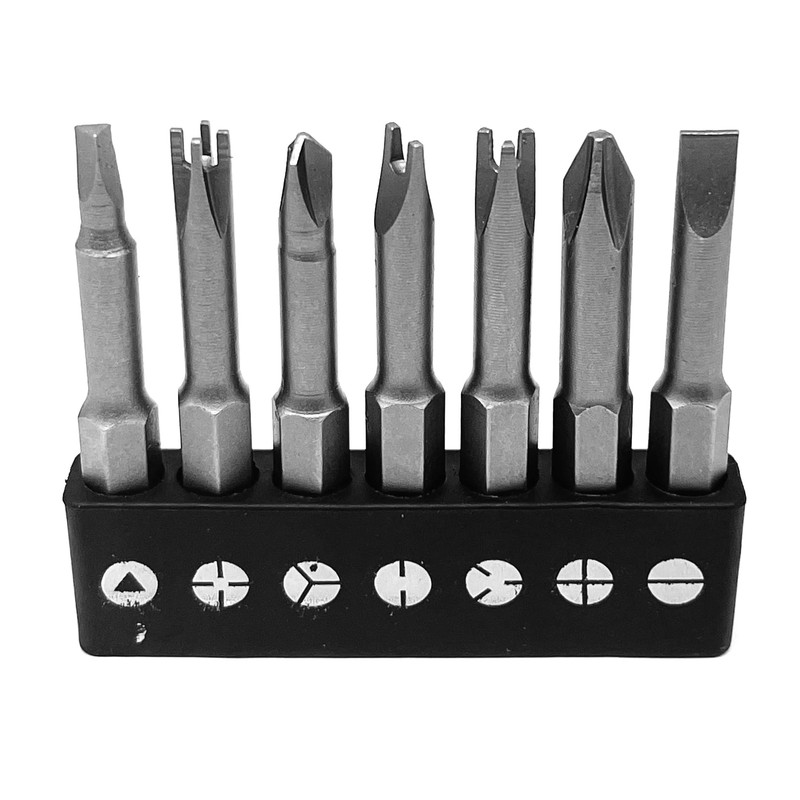 OHIY Special Shape Screwdriver Insert Bit Set Phillips Slotted U-Shape