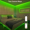 Tatazone 32.8ft Green COB Led Strip Lights with RF Remote,