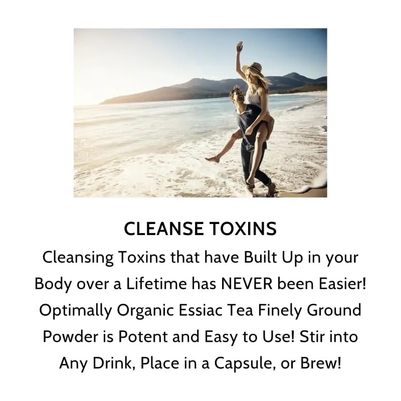 Polvo Té Essiac Orgánico 8 Hierbas Optimally Detox Natural