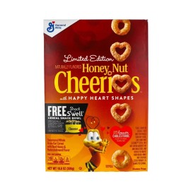 General Mills Honey Nut Cheerios Breakfast Cereal - Box 10.8 oz