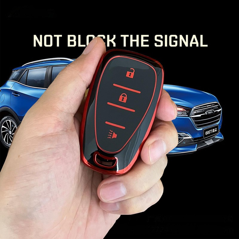 AIOEUOIA for Chevy Key Fob Shell Keyless Entry Systems Fit
