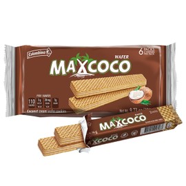 Colombina Maxcoco Coconut Wafer Cookies, 9.73 oz (Pack of 1)