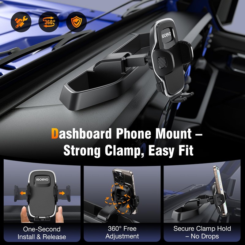 Compatible with 2018–2023 Jeep Wrangler JL JLU & Gladiator JT