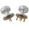 Maxtech 10332 Satin Chrome 26D Interior Exterior Knob Rose Kit