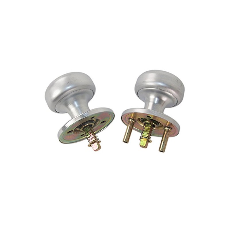 Maxtech 10332 Satin Chrome 26D Interior Exterior Knob Rose Kit