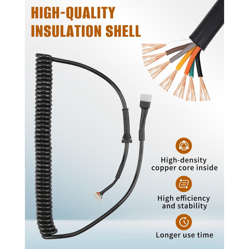 VelvetunVillay 56462 Snow Plow Controller Cable Fit for Western Fisher