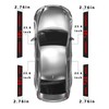 CHIYLE Door Sill Protectors for Chevy Camaro RS, Carbon Fiber