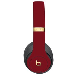 MightySkins Skin Compatible with Beats Studio 3 Wireless - Solid Burgundy | Protective, Durable, and Unique Vinyl Decal wrap Cover | Easy to Apply, Remove, and Change Styles | Made in The USA